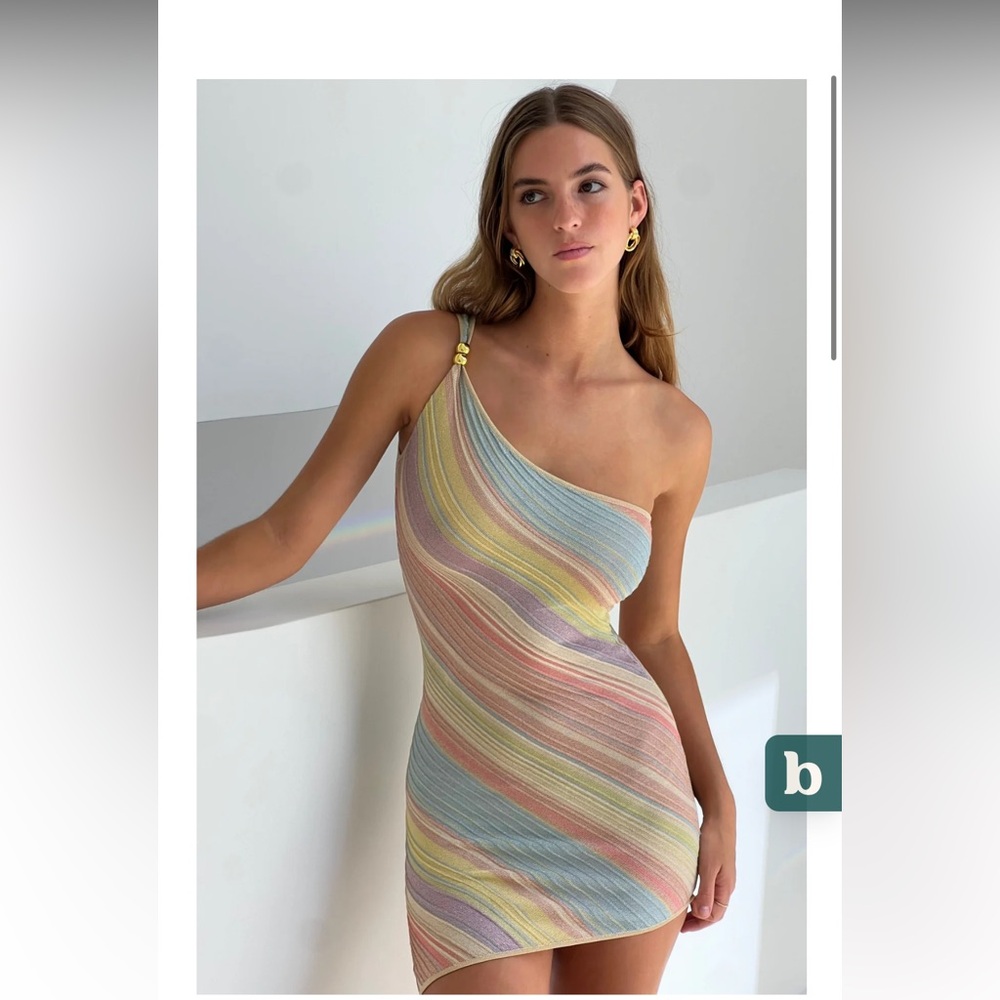 Kapri Milan Mini Dress in Pastel